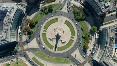 Lizbon, Portekiz- İHA Yukarda Uçuyor.