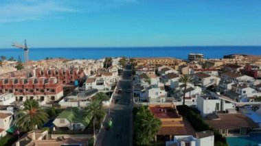 Torrevieja, İspanya, Costa Blanca. Hava görünümü.