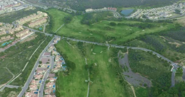 Golf vert, vue aérienne putting green .