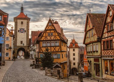 Rothenburg ob der Tauber 'de turistlerin en sevdiği motif, Plnlein.