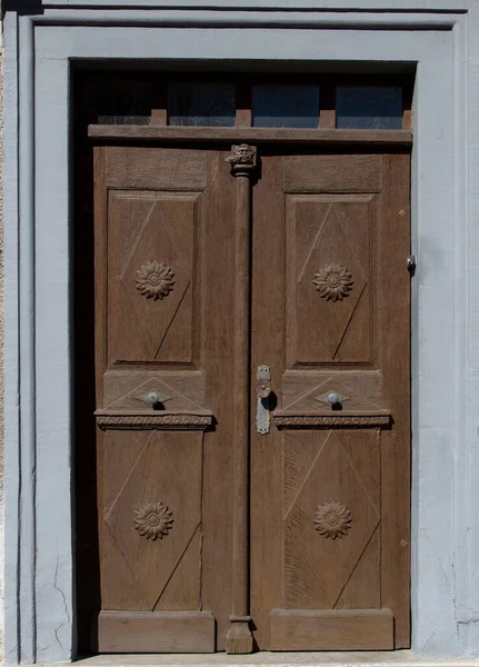 Old Wooden Portal Steeped History — Stock Photo, Image