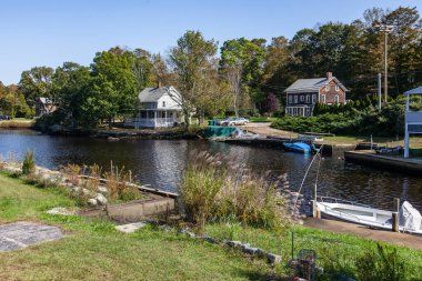 Waterford Connecticut Riverside Sonbaharda