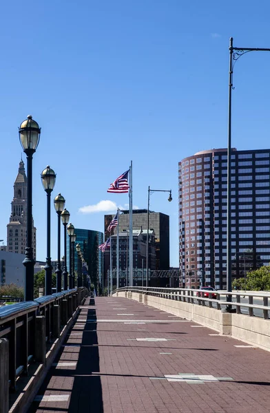 Vue Sur Les Gratte Ciel Hartford Connecticut — Photo