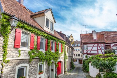 Şarap köyünün merkezi Sulzfeld am Main, Franconia