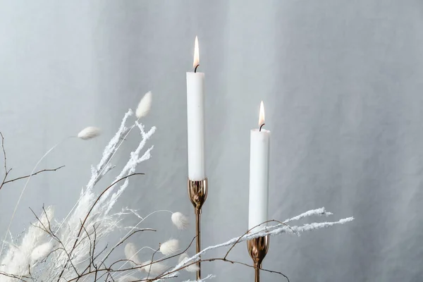 New Year's setting table — Stock Photo, Image