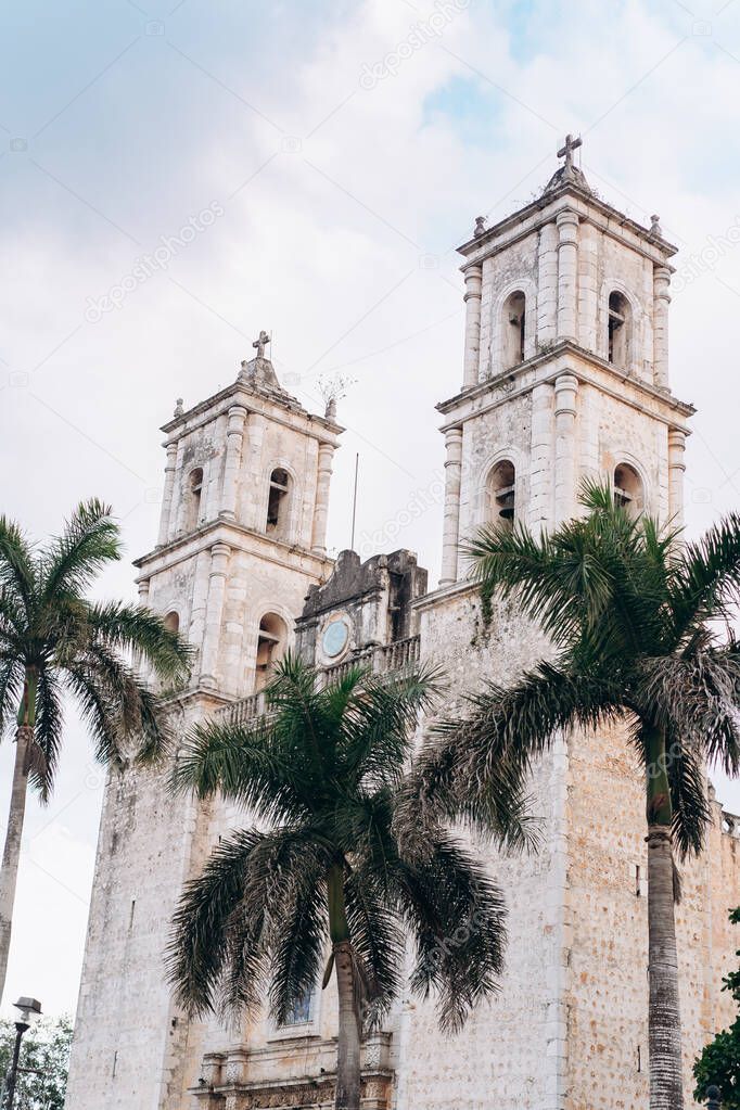 Old Spanish Colonial Church in Mexico