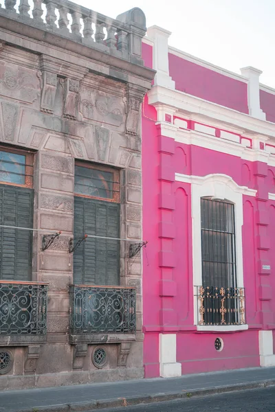 Puerta Vintage Una Antigua Casa Española México — Foto de Stock
