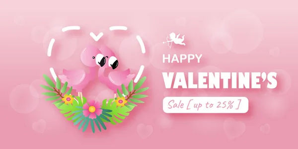 Glædelig Valentins Dag Vektorillustration – Stock-vektor