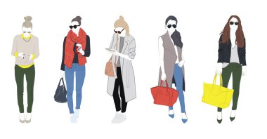 Gündelik moda genç kız modası.