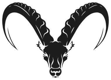 Ibex Logo Head clipart