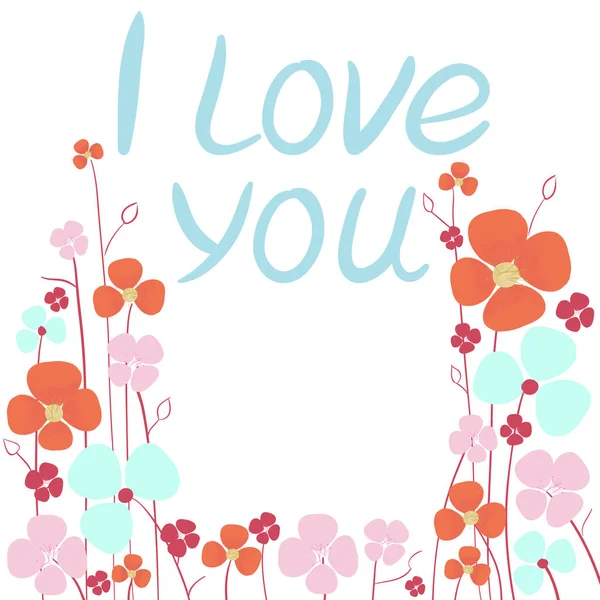 Hassas bir renk şeması olan hoş bir tebrik kartı. Düğün davetiyesi ya da parmak izi olarak kullanılabilir. Çizgi film el çizimi. Ayrı bir çiçek çerçevesi ve harf.