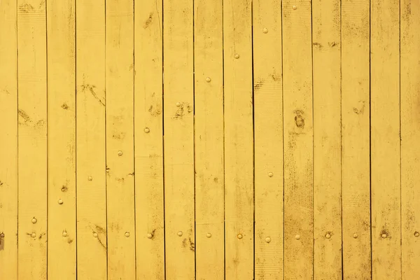 Vivid Yellow Wooden Texture Background Wall Surface Vertical Wooden Boards — Stock Photo, Image