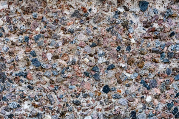 Fondo Textura Pared Piedra Colores Multicolor Piedras Pequeñas Naturales Patrón —  Fotos de Stock