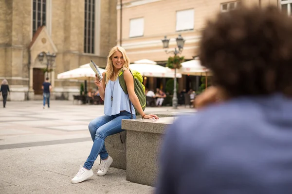 Verkennen van de stad — Stockfoto