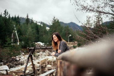 Bir terasta dinlendirici