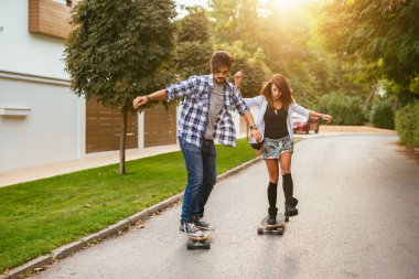 Uzun tahta becerilerini gösterilen