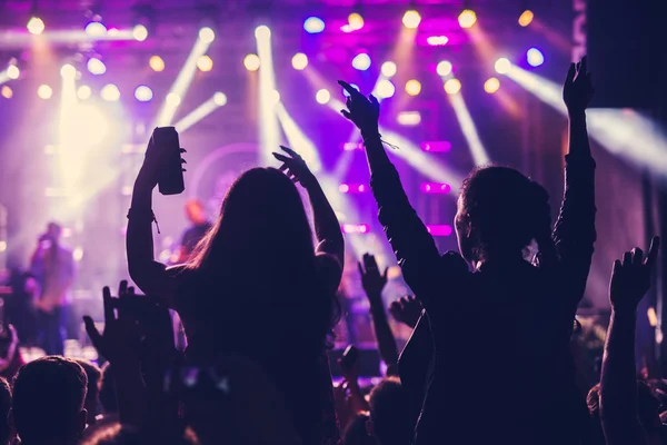 Enjoying concert together — Stock Photo, Image