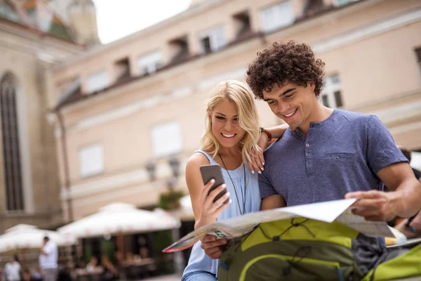 Vinden van de perfecte vakantielocatie — Stockfoto