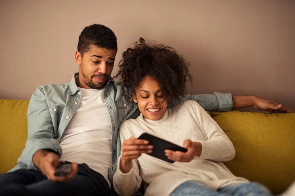 Chilling at home — Stock Photo, Image