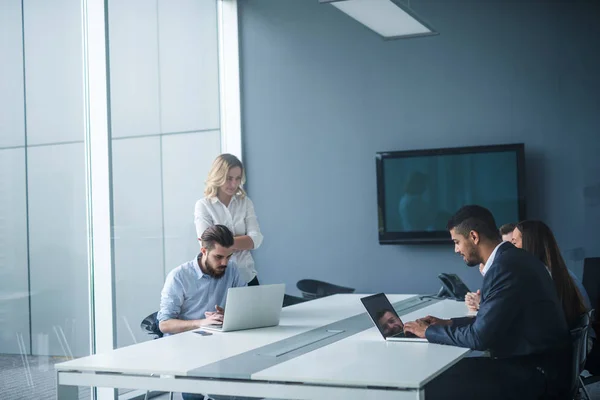 Meeting in progress — Stock Photo, Image