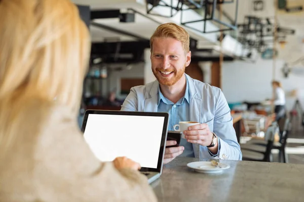 Café con colegas — Foto de Stock