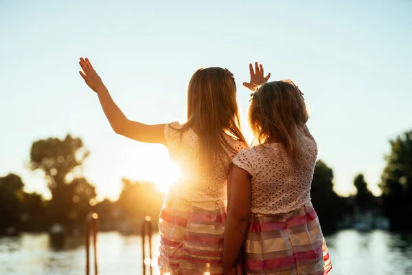 Njuter av sommardagar — Stockfoto