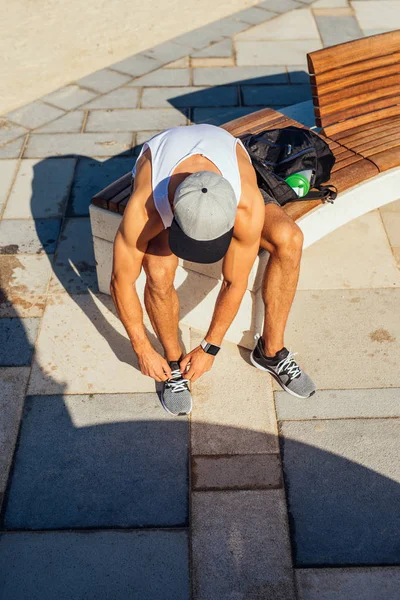 Met de juiste schoenen is niets onmogelijk! — Stockfoto