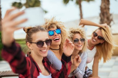 Taking vacation photos