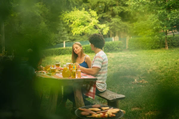 Lunch in nature — Stock Photo, Image