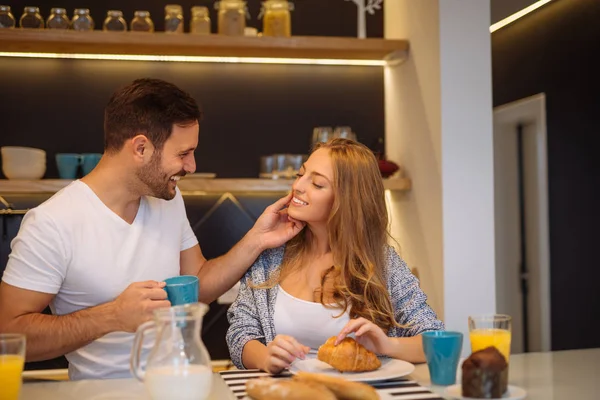 Breakfast in two — Stock Photo, Image