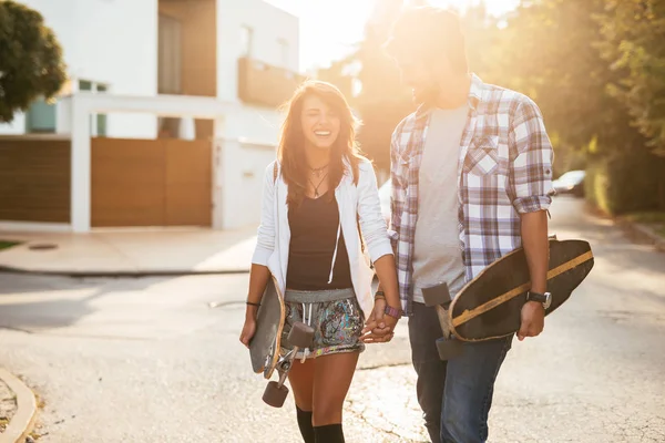 Skateboarden is ons leven — Stockfoto