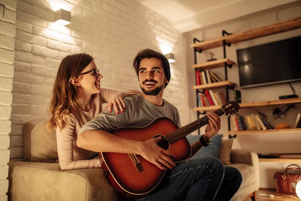 Romantic time at home — Stock Photo, Image