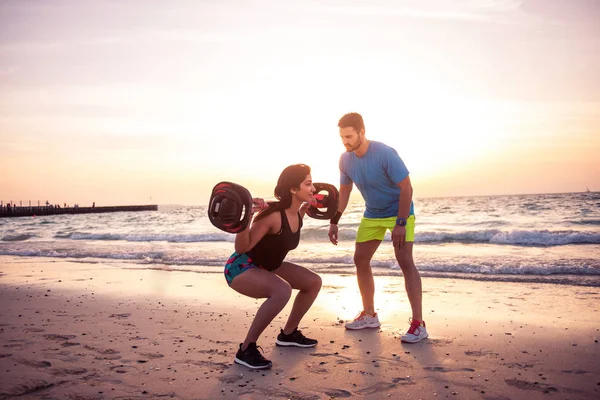 Genieten van de therapeutische gevoelens voor de zee — Stockfoto