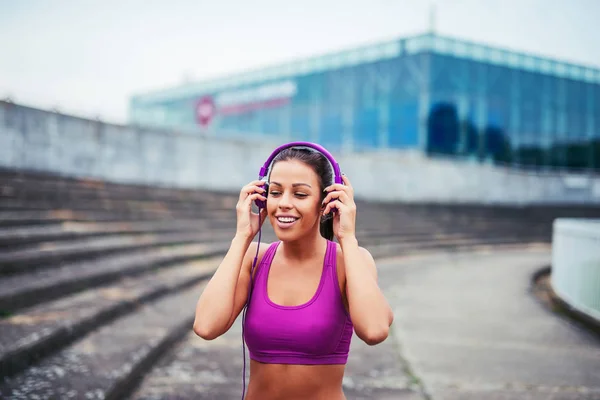 Muziek en training — Stockfoto