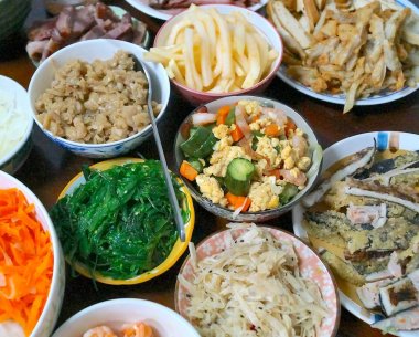 Malzemeler closeup Çin böreği 