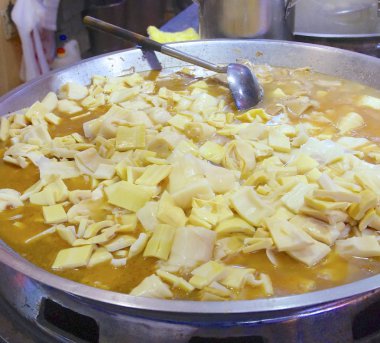 Bambu ateş, Tayvan ortak bir snack