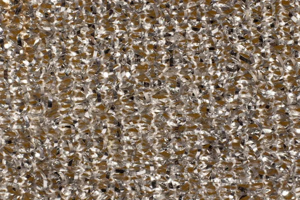 Söndürülmüş gümüş metalik sünger. Soyutlama.