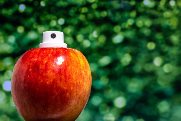 Una Manzana Forma Desodorante Natural Ambientador Fotos de stock libres de derechos