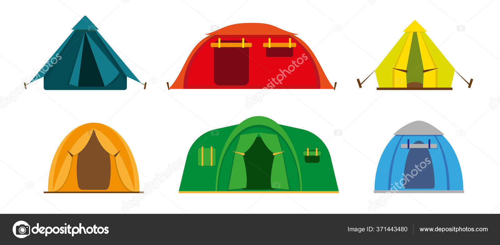 Tentsストックベクター ロイヤリティフリーtentsイラスト ページ 7 Depositphotos