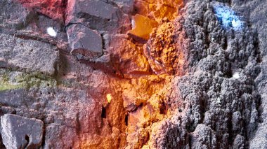 Erozyondan sonra beton düşük ışık