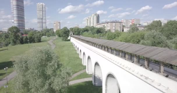 Flights Sokolniki Park East Moscow — Stock Video