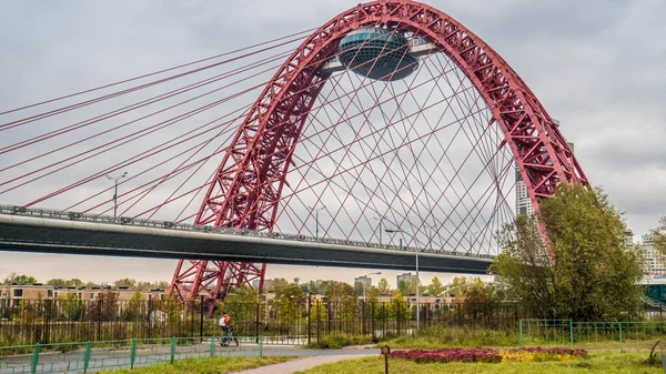 Most Vant Zachodzie Moskwy — Zdjęcie stockowe