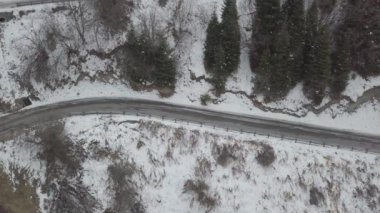 Kazakistan 'daki bir insansız hava aracının videosu.