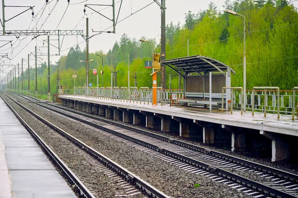 Tom Tågstation Styrelse Övergripande Plan — Stockfoto