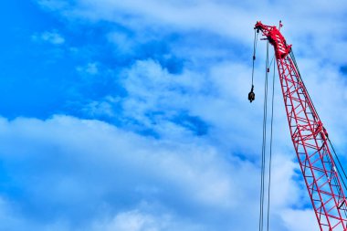 İnşaat vinç direği genel planı