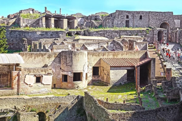 Ruïnes van het eeuwenoude Pompeii — Stockfoto