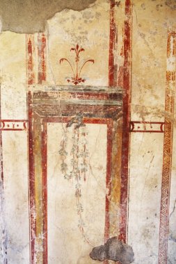 Pompei, İtalya: Antik Roma surları fresko resimler