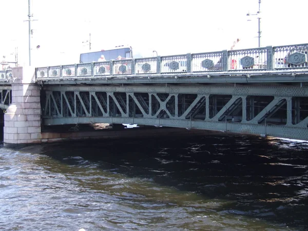 Ponti San Pietroburgo Sulla Neva — Foto Stock