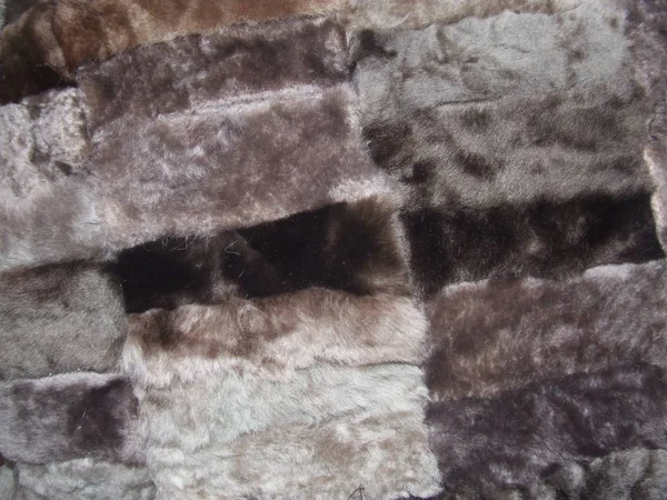 quilt of hide soft fur