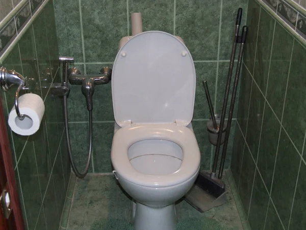 Toilet White Toilet Bowl — Stock Photo, Image
